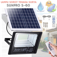 Lampu Sorot Led Solar Light SUNPRO S-60 | Lampu SUNPRO S 60 Lampu Taman Solar Light LED 60W Tenaga