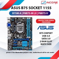 Asus B75 2 ram slot Socket  1155 DDR3 Intel 2nd 3rd Gen B75M Motherboard MATX B75M-A P8B75-M LE Main