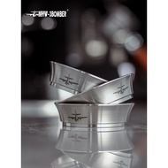 MHW-3BOMBER Bomber Barista Powder Receiving Ring Italian Grinder Cloth Powder Ring Stainless Steel P