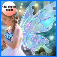 ADG คอสเพลย์ ปีกนางฟ้า พร้อมดนตรีเบา แวววาว ปีกเอลฟ์เคลื่อนที่ด้วยไฟฟ้า สร้างสรรค์ ปีกแต่งตัวสำหรับเ