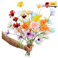YANE 5 Heads Chamomiles, DIY Silk Artificial Flower, Home 5 Heads Cosmos Room Wedding Table