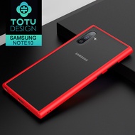 TOTU台灣官方 SAMSUNG Galaxy Note10手機殼防摔殼撞色按鍵 晶剛系列 紅色/黑色