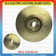 Water pump impeller br11 12mm x46x115