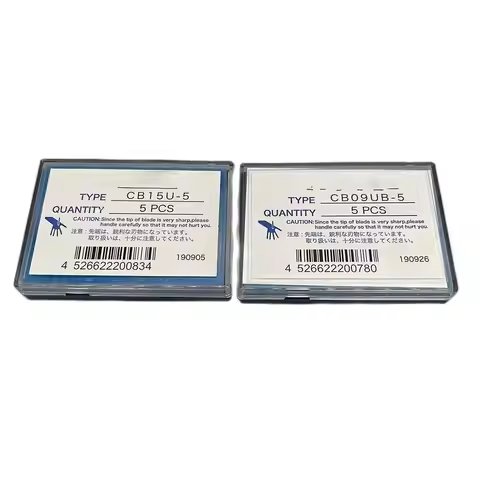 5PCS For Graphtec CB09UB-5 CB15U-5 Cutting Cemented Carbide Blade Knife for CE5000 CE6000 CE7000 FC8