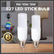 LED Stick Bulb High Quality 10W 15W E27 ( Daylight /Warm White )【2Year Warranty】