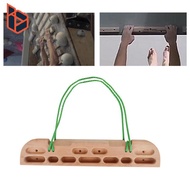 blesiya Climbing Hangboard Hang Board Fingerboard Climbing Training Aid Hanging Rope 55cmx11cm for B