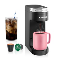 CHULUX Slim เครื่องทำกาแฟส่งเดี่ยว Americano หยดกาแฟหม้อ K ถ้วยแคปซูลเครื่องกาแฟไฟฟ้า