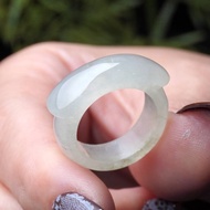 冰種翡翠馬鞍戒指戒圈 | 國際12圍 | 天然緬甸玉翡翠A貨 | 送禮