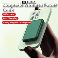 100% Powerbank PD QC 3.0 5000mAh Powerbank Wireless Fast Charging Magnetic PowerBank High-Speed PowerIQ