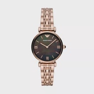 EMPORIO ARMANI EMPORIO ARMANI Women's Two-Hand Rose Gold-Tone Stainless Steel Watch AR11145