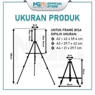 Tripod Stand Frame Banner 1 Side Frame Stand/ Photo Stand/ Standing Frame/