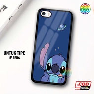 HP Real Case iphone 5 Latest Shiny Case - New Glossy Case IPHONE 5hp [STITCH Motif] - IPHONE Hardcas
