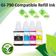 OEM CANON GI790 GI-790 BLACK/CYAN/MAGENTA/YELLOW Refill Ink GI-790 G2000 G1000 g2010 g3010 ink