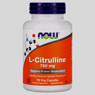 NOW Foods​ L-Citrulline 750 mg,  90 Veg Capsules