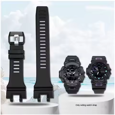For Casio GBA-900 Men's Strap Sports Waterproof Bracelet Resin Replacement Watchband With Linker GBA