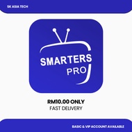 SMART TV SMARTERS PRO IPTV SMARTER FULL CHANNEL SIARAN PENUH LIVE TV MALAYSIA SPORTS IPTV - 1 / 3 / 6 BULAN