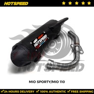HOTSPEED Muffler Pipe For Mio Sporty Pipe Muffler 1 Set Mio i 125 Soul i 125 Motorcycle Accessories 