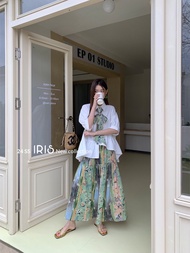 พร้อมส่งจำนวนจำกัด สินค้าลิขสิทธิ์แท้ IRIS FASHION Secret garden series IS2024YS67 Valinna shirt- sk