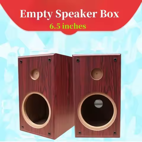 6.5-inch Speaker Empty Box,Speaker Box ,DIY Woofer+Tweeter Head Density Board Housing,1Piece Sound B
