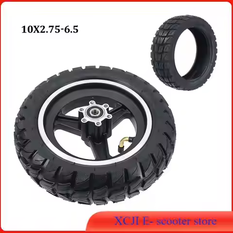 10 inch 10x2.75-6.5 off-road tires with aluminum alloy brake wheels suitable for Kugoo M4 Pro Grace 
