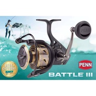 ORIGINAL PENN BATTLE III 3000-8000 series Metal spinning fishing reel lure fishing spinning reel