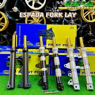ESPADA FORK LAY TEBAL TURUN 1.5INCH GOLD FORK BAR Y15ZR Y16ZR LC135 SRL115 FI RSX150 RS150 NVX155