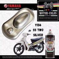 YAMAHA SS TWO SILIVER / Y136 YAMAHA SS TWO SILVER SPRAY PAINT / AIKKA / MOTOR-COLOS