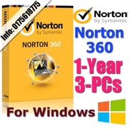 Symantec NORTON 360 1YEAR 3PC antivirus windows