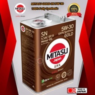 MITASU GOLD SN 5W-30 100% Fully Synthetic Engine oil 4L (100% Original JAPAN)