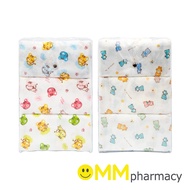 ATTOON 2-Layer Cotton Diapers (Size 28 Inches X 28 Inches) 6 Pieces