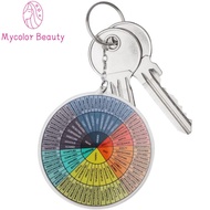 MYCOLOR 1ชิ้นค่ะ วินเทจ กลมกลมๆ ห่วงโซ่กุญแจ พวงกุญแจรูปกุญแจ กระเป๋าเสน่ห์ มิตรภาพอารมณ์ ห่วงกุญแจร