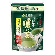 ITOEN伊藤園 濃茶 日本進口機能性食品減脂沖泡茶茶葉伴手禮禮品 綠茶粉 40g