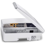 Cqenpr Outdoor Poe Switch with 8 Port Poe+2G Uplink+1SFP Slot, IEEE802.3af/at/bt, All-in-One Box, 60
