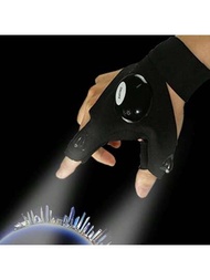 1 件 Led 發光照明手指燈手套適合釣魚、夜間釣魚、夜間跑步和戶外活動