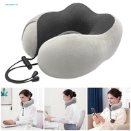 oupinwou Ergonomic Neck Support Pillow Travel Neck Pillow Comfortable Memory Foam Neck Pillow for Travel Soft Washable U-shaped Neck Support with Zipper Non-fading Breathable