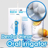 ★Dental flosser★ Deantal clear / water flosser / waterpik irrigator / gum massage and teeth cleaning /  AA battery to prevent electric shock /