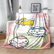 3D Cute C-Chiikawas Printed blanket Flannel Warm blankets Soft and comfortable blanket bed linings c