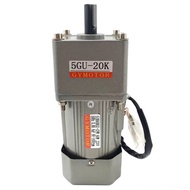 AC 220V 60W  45rpm - 675rpm Single Phase Motor, AC Regulated Speed Motor With Gearbox