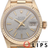 勞力士 Datejust 女士腕錶，電腦錶盤，Datejust 女士腕錶 69178(9)，帶錶盒、保固卡，K18YG 機芯，女士腕錶，灰色，拋光，1986 年，成色極佳 [二手]