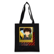 Ao Ashi Essential Play Maker Aoashi Canvas Travel Tote Bag Women Black White DIY Shopping Kitchen