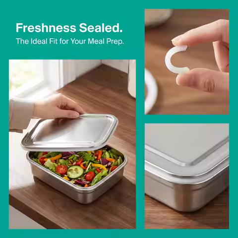 Ring Silicone Sealing Rings Replacement Gaskets Compatible with Fissler Food Container Jar Seals Pre