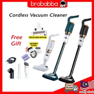 BroBabba Cordless Vacuum Cleaner Rechargeable Handheld Car Household Vacuum Cleaner, Vacum Rumah Swi