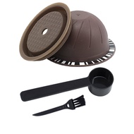 Coffee Capsule Self Contained Coffee Powder Coffee Filter Plastic Shell+Silicone Cover Reusable Caps