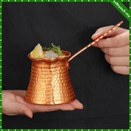 [SzlinyoubeMY] Turkish Greek Engraved Coffee Pot Stovetop Cezve Handmade Gifts Accessory