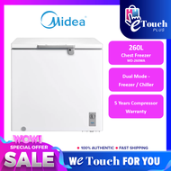 MIDEA 260L Dual Chiller Or Chest Freezer / Penyejuk Beku ( WD-260WA )