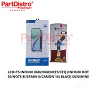 LCD+TS INFINIX X682/X683/KE7/CE7J (INFINIX HOT 10/NOTE 8I/SPARK 6/CAMON 16) BLACK SUNSHINE
