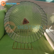 Hamster Wheel With Stand 25cm Big Bracket Hamster Running Wheel Sports Silent Mute Golden Bear Large