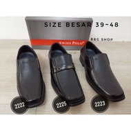 (Size39~48)Swisspolo SP2222/SP2225/SP2223 Men formal shoes kasut lelaki size 39-48 size besar SWISS POLO