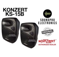 ORIGINAL KONZERT KS-15B 15” 400watts 2way Passive Speaker (1 piece)