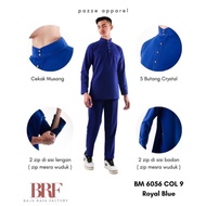 PREMIUM KOSHIBO ROYAL BLUE BAJU MELAYU MODERN SLIMFIT | READY STOCK | BAJU LELAKI